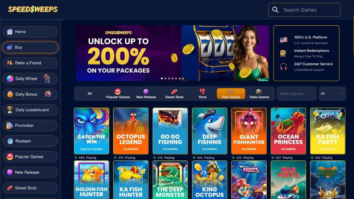 screenshot of speed sweeps games