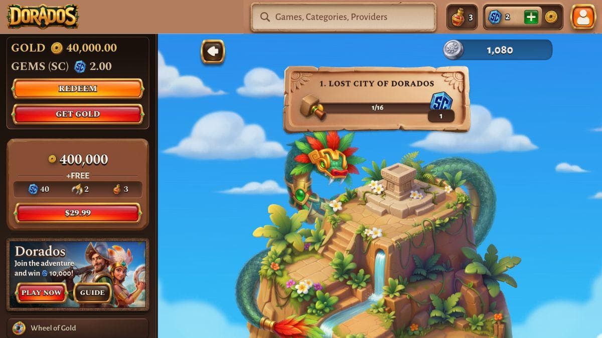 screenshot of dorados lost city of dorados