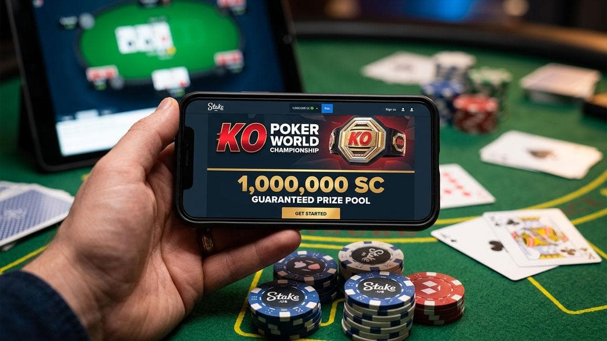 Stake.us Poker World KO Championship Prize Pool Is 1,000,000 SC – Here’s How to Get In