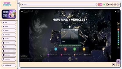 155.io Rush Hour Sweet Sweeps Casino Game